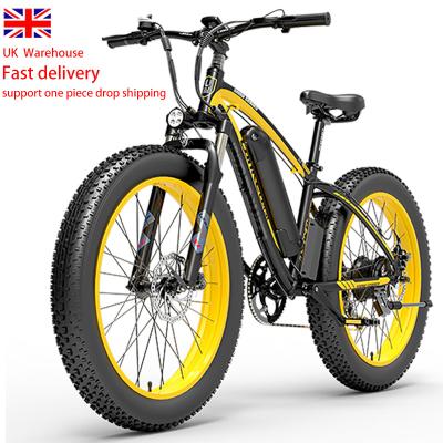 China LANKELEISI XF4000 aluminum alloy 26 inch fat tire mountain bike 48v 16ah lithium battery ebike 1000w electric bicycle for sale