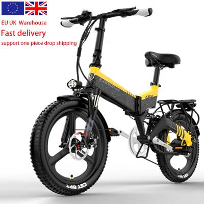 China LANKELEISI G650 aluminum alloy 20 inch folding bicycle ebike 48V 14.5ah lithium battery alloy frame e-bike 400w aluminum electric bicycle for sale