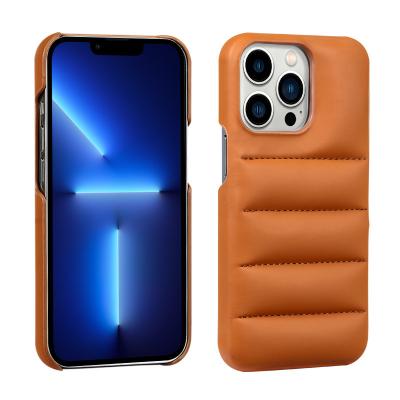 China High Quality Shockproof PU PC Down Jacket Stripper Phone Cases For Phone 12, Stripper Case For Cell Phone Accessories for sale