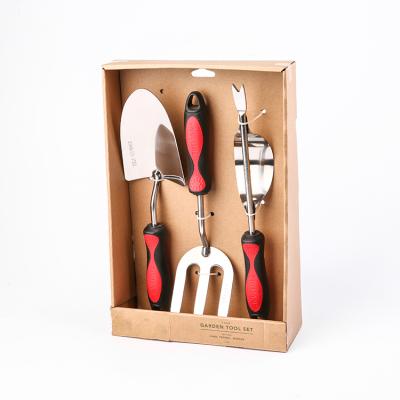 China Mini Household Combination Garden Plant Tool Kit 3 Piece Garden Flower Aluminum Tool for sale