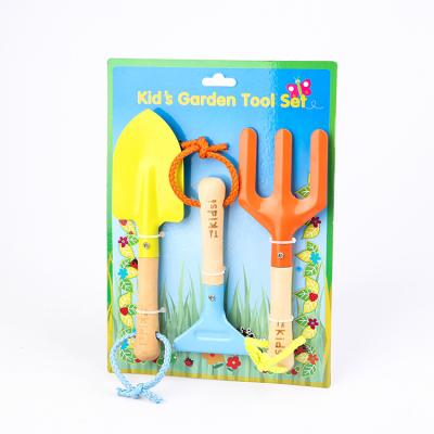 China Garden Toys or Sand Toys Kids Weeding Digging Planting Kids Tools Non-Slip Garden Hand Tool for sale