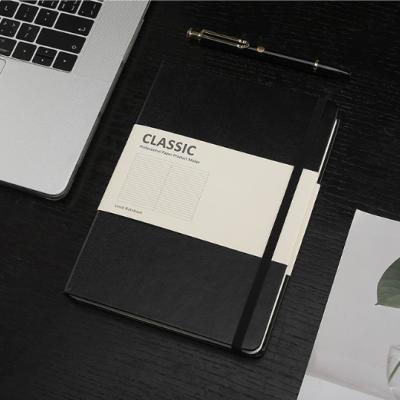 China Hot Selling Customizable Leather Hardcover Journal Planner Paper Journal Notebooks Lined PU Cover Notebook for sale