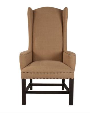 China Beautiful living room furniture Wing Back ArmChair , elegant lounge room chairs for sale