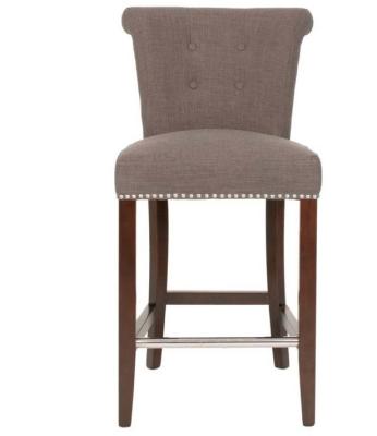 China Contemporary Cream / Brown Countertop Height Chairs / At Home Bar Stools for sale