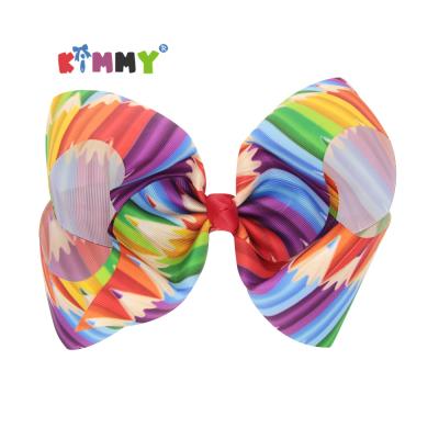 China Polyester Grosgrain Kids Overdone Pencil Ribbon Hair Accessory for sale