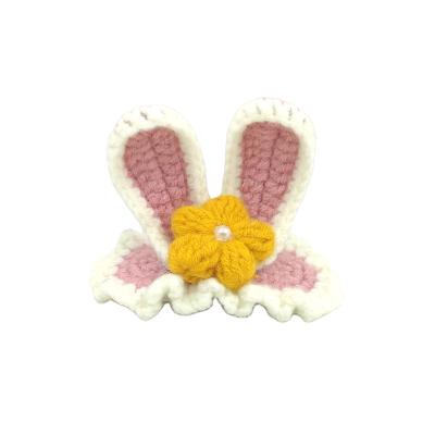 China Cute Knitted Lovely Girls Children Small Wool Hair Clip Hair Clip Hair Accessories for sale