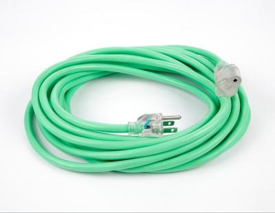 China High Quality Heavy Duty Outdoor Home Appliance Extension Cord With Power Indicator Light Electric Cord for sale