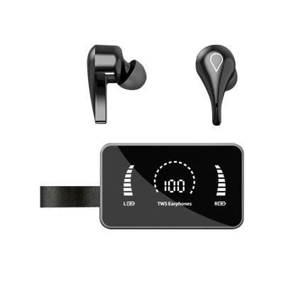 China Portable Wireless Waterproof Touch Control H3 Mirror Fingerprint Super Bass Earbuds With Power Bank Earbuds Headphones for sale