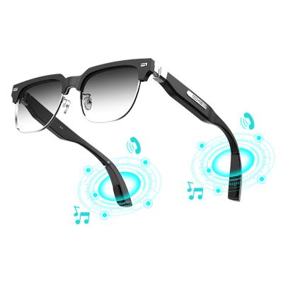 China Best Bone Conduction Sunglasses Bone Conduction Glasses 2021 High Quality Magnetic Filling Waterproof Bone Conduction Smart Glasses IP67 for sale