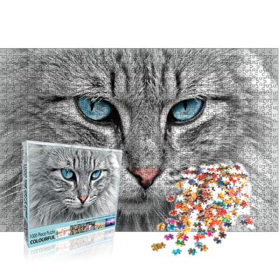 China Wholesale 1000pcs Cartoon Toy Jigsaw Puzzles Custom Printed Thick Gray Cardboard Children Toy Educational Puzzle for sale