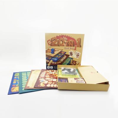 China Wholesale Board Game Paper Set from China Custom Made Board Games Manufacturer for sale