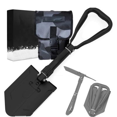 China Camping shovel OEM stainless steel blade width 6IN emergency camping army survival folding shovel military shovel for sale