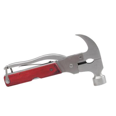 China Professional Tactical Outdoor Multifunctional Safety Handle Machinist Survival Machinist Hammer Durable Camping Claw Hammer for sale