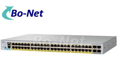 China 4 X 10G SFP+ Cisco POE Network Switch , Gigabit Cisco 2960 48 Port POE Switch WS-C2960L-48PQ-LL for sale