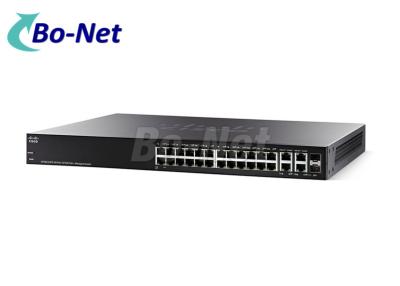 China Interruptor del catalizador de Cisco de Ethernet del NC de SF300 24PP K9 para el estante 1U aumentable de la oficina en venta