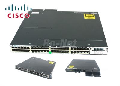 China 48 Port Used Cisco Switches WS-C3750X-48PF-S 10/100/1000M POE Switch Managed Network Type for sale