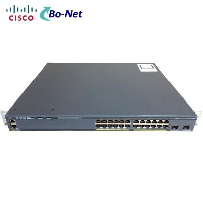 China Cisco 24 tragen POE-Schalter WS-C2960X-24PD-L 24 GigE PoE 370W, 2 x 10G SFP+, LAN-Basis zu verkaufen