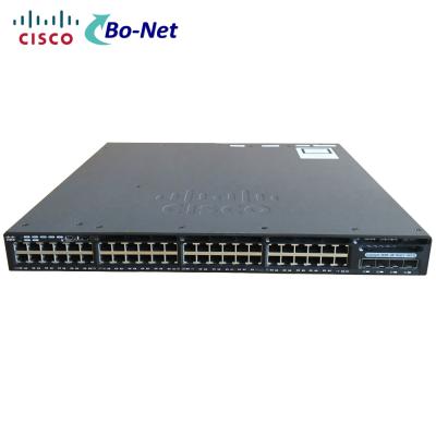 중국 Cisco WS-C3650-48FS-S 3650 48는 가득 차있는 PoE 4x1G 상공 연결 IP 기초 스위치를 향합니다 판매용