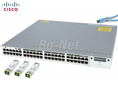 China Schalter Ciscos WS-C3850-48T-E 48port 10/100M handhabte Netz-Schalter-ursprüngliches neues zu verkaufen