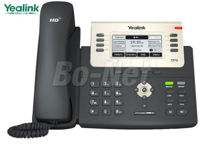 China SIP-T27G 6 Büro-Phone Systemss Yealink SCHLÜCKCHEN Konto-HD Cisco T2-Reihe PoE-Unterstützung zu verkaufen