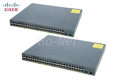 중국 수용량을 전환하는 216 Gbps는 Cisco 스위치 WS-C2960X-48FPD-L 2960X 48 PoE 항구를 이용했습니다 판매용