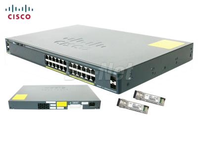 중국 2960X는 Cisco 이더네트 스위치 WS-C2960X-24TS-LL 네트워크 스위치 24 항구 2 X 1G SFP 기가비트를 사용했습니다 판매용