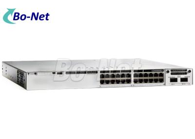 China Interruptor de red del interruptor C9300-24P-A del gigabit de Cisco 9300 24 ayudas C9300-NM-8X PWR-C1-715 del interruptor del puerto POE+ Gigabit Ethernet en venta