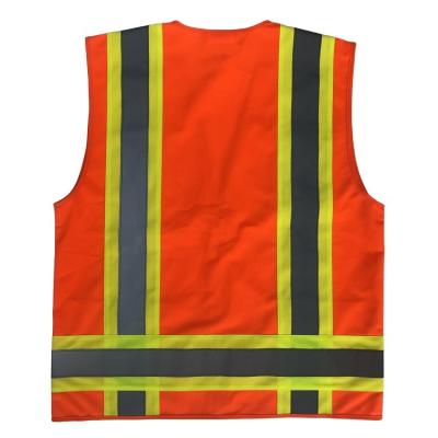 China Reflective Protective Vest Work Safety Patch Pocket High Visible Safety Guard for sale