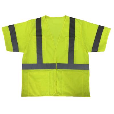 China Safety Reflective Reflective Vest Reflectivo Chaleco De Seguridad Reflectante Short Sleeve Shirt T-Shirt for sale