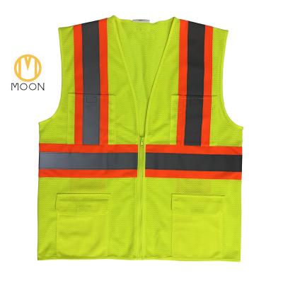 China Factory Wholesale Reflective Reflective Vest Multi-pocket Safety Reflective Clothing Safety Construction Traffic Reflective Vests for sale