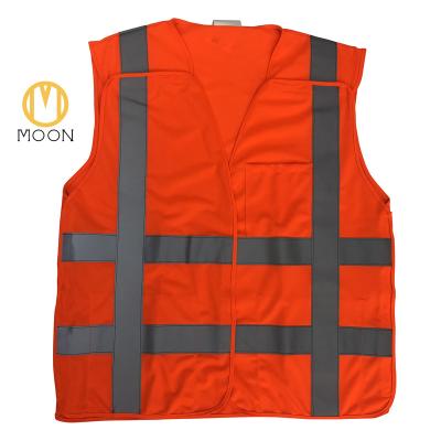 China REFLECTIVE Safety with Pockets High Visibility 5 Point Stripped Knit Reflective Fire Retardant Treated Vest for sale