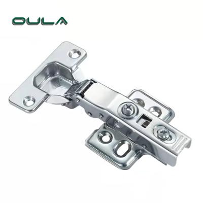 China Modern Soft Narrow Full-overlay Inset Stainless Steel Furniture Hardware Hidden Cabinet Hinge for sale