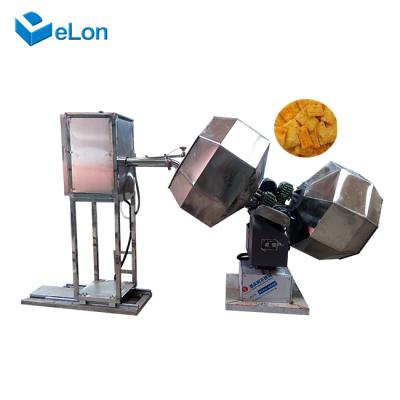 China Food Processing Machine Cheese Corn Snack Seasoning Salted Rice Puffed Coating Machine for sale