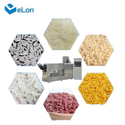 China Snack factory price puffed nutritional rice making machine nutritional enriched rice extruder with 500kg/h for sale