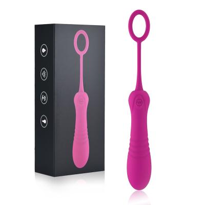 China Silicone+ABS Waterproof and Powerful Telescopic Vibration 8 Frequency Magnetic Filling Vibrator for sale