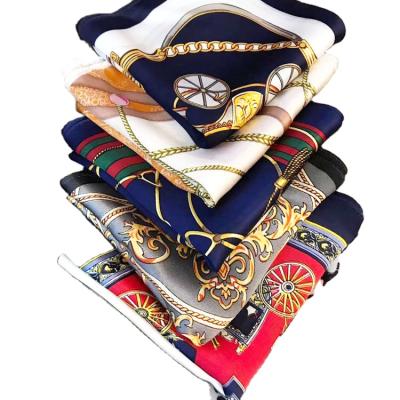 China china fashion ladies customsantin silk fabric printing ladies scarves for sale