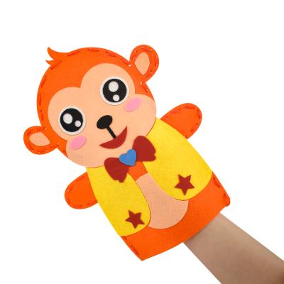 China ZOE Wholesale Free Sample Material Eco-friendly Animal Hand Felt Finger Puppet Set for sale