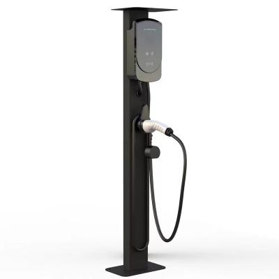 China Electric vehicle car charging 22kW 32A 3 phase wall mount station charing type - 2 EV cable electric vehicle car charger for sale