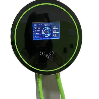 China Electric vehicle car charging EV charger station wallbox 7kw 11kw 22kw type2 ev charger battery charging station 3 phase electric car ev car charger for sale