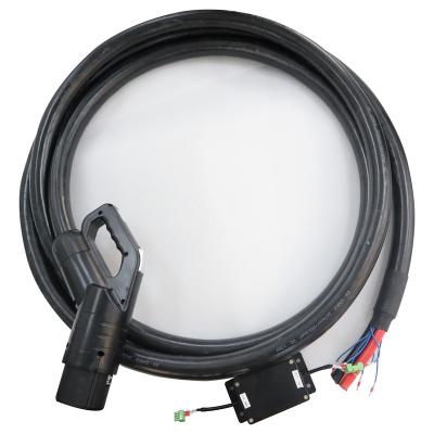 China Electric Vehicle Car Charging 5 Meter CHAdeMO Plug 125A 200A DC 1000V Cable For DC Fast Charging Station for sale