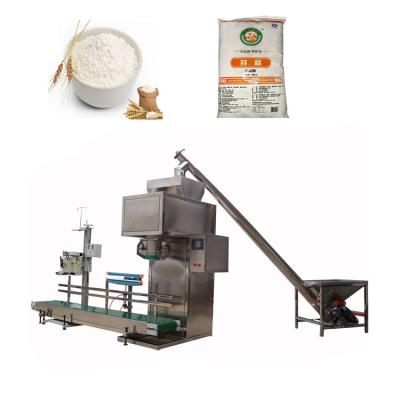 China Multifunction/High Accuracy /PLC Control Automatic Additives Fertilizer Bag 5kg Machine Flour Milk Powder Filling Sealing Packing Machine for sale