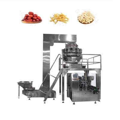 China Automatic Food Stand Up Shampoo Gutkha Pouch Filling Machine Jelly Juice Packer Weighing Snack Bag Packing Machine for sale