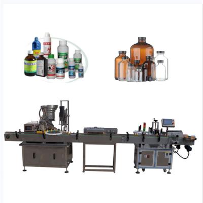 China High Accuracy Automatic Conveying Packing Capping Line Piston Vinegar Essential Oil Filling Machine Fertilizer Liquid Packing Machine for sale