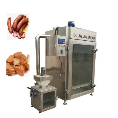 China Multifunctional and high productive automatic multifunctional meat smoking machine smoked fish steamer meat fish smoking oven for sale