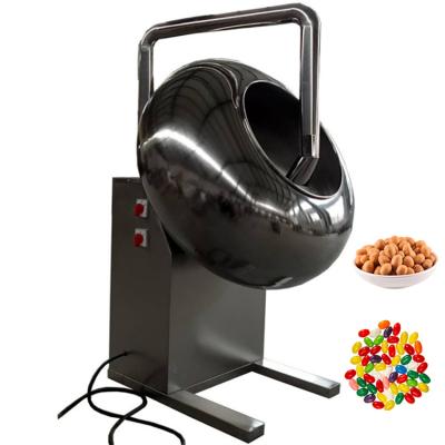 China Multifuntion and easy to maintain hot sale Mini Candy Sugar Peanut Coating Pan Chocolate Powder Coating Machine for sale