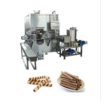 China Low Cost Stick Gas Type Bakery Crispy Making Machine Small Scale Egg Roll Machines With Filling for sale