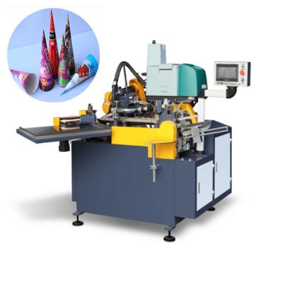 China Full Automatic And Easy To Operate China Factory Automatic Cup Sleeve Ice Cream Making Water Paper Cone Machine for sale