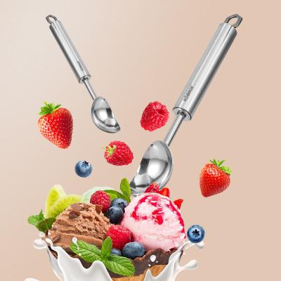 China Durable KOBACH Stainless Steel Portable Ice Cream Stick Spoon Anti feeze Baller Non Scoop Home Kitchen Tools for sale