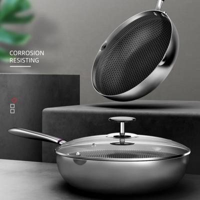 China KOBACH Steak Pizza Non Stick Frying Pan Non Stick Cookware Sustainable Pan Honeycomb Frying Pan Lids Nonstick Pan for sale