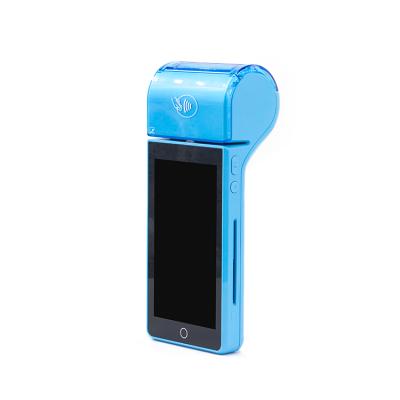 China Handheld Android SDK 4G Mobile Bus Ticketing Machine with Printer and Card Reader All in One POS Machine for sale